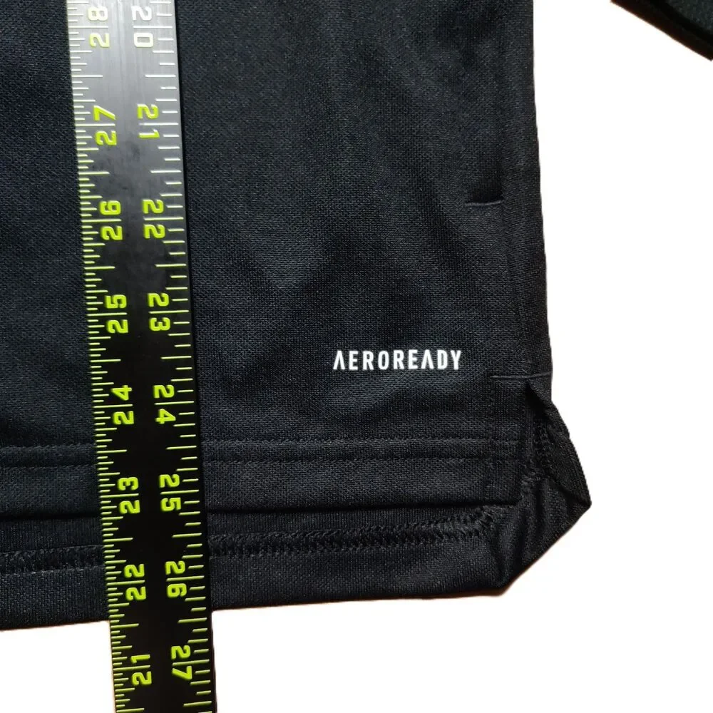Adidas Aeroready Full Zip Track Jacket Youth XL 13-14 Black Coerver Soccer